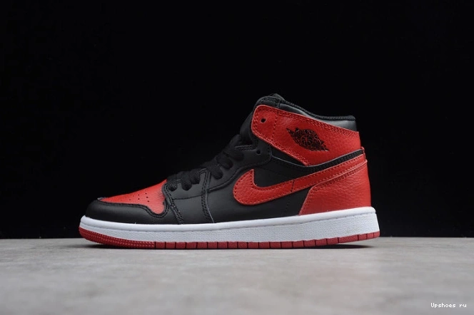 Air 555088  High OG Bred 001 Kids Jordan 1 Banned Black Retro Red 0427